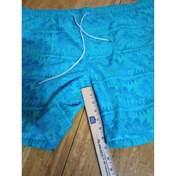 Kirkland green floral swim trunks shorts lined men's 2xl - Picture 6 of 10